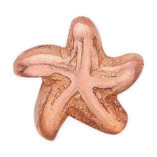 Christina Collect Rosa gullbelagt 925 Sterling Silver Star Fish Small Pink Gold Plated Starfish, modell 603-R7